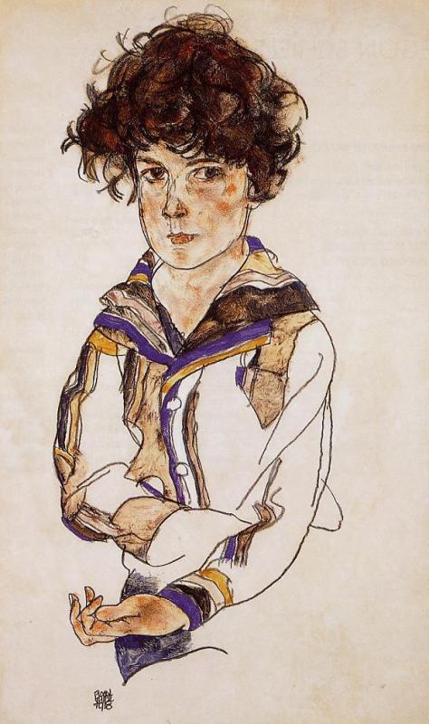 Egon Schiele - Portrait of a Boy